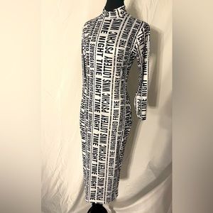NEW/NEVER WORN Form fitting dress